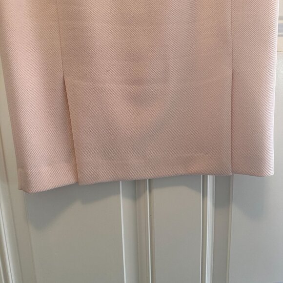 Calvin Klein Women's Blush Lined Pencil Zipper Skirt Size 6 - Picture 3 of 7